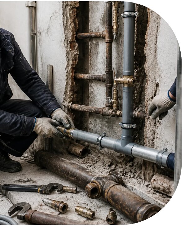 Капитальный ремонт водопровода в Тутаеве для домов и объектов